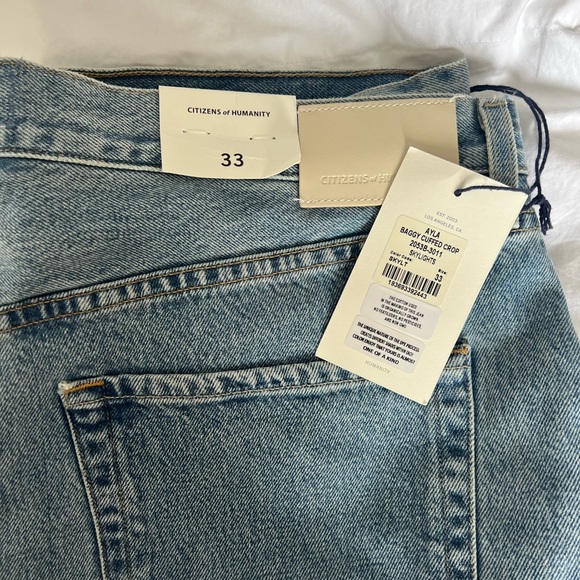 Citizens of Humanity Ayla Baggy Cuffed Crop Jeans - Picture 2 of 6